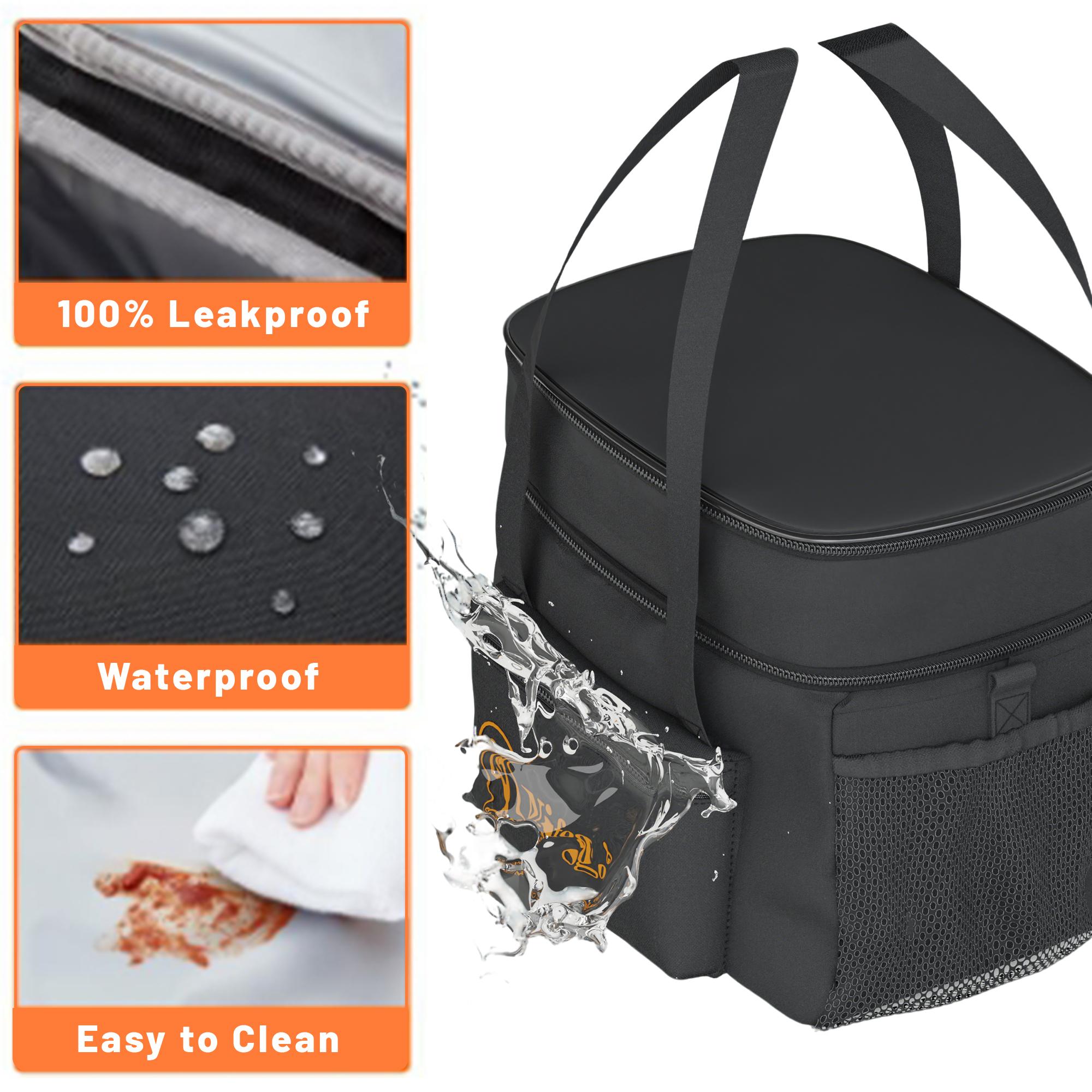 Nifogo 15L Insulated Lunch Bag - Thermal, Leakproof, Water Resistant Portable Cooler Tote for Women, Work & Picnic, Large Capacity Versatile Insulated Bento Bag, Lunch Bags Women