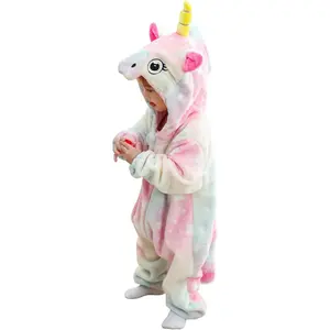 L-GCS004   Unisex Baby Costume,Baby Animal Onesie Halloween Flannel Home Clothing