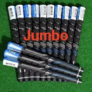 13PCS Golf Club Grips, Standard/Mid/Jumbo 3 Sizes Non Slip All Weather Rubber Replacement Golf Grips, Shock Absorbing Golf Grips for Drivers, Irons, Wedges & Fairway Woods