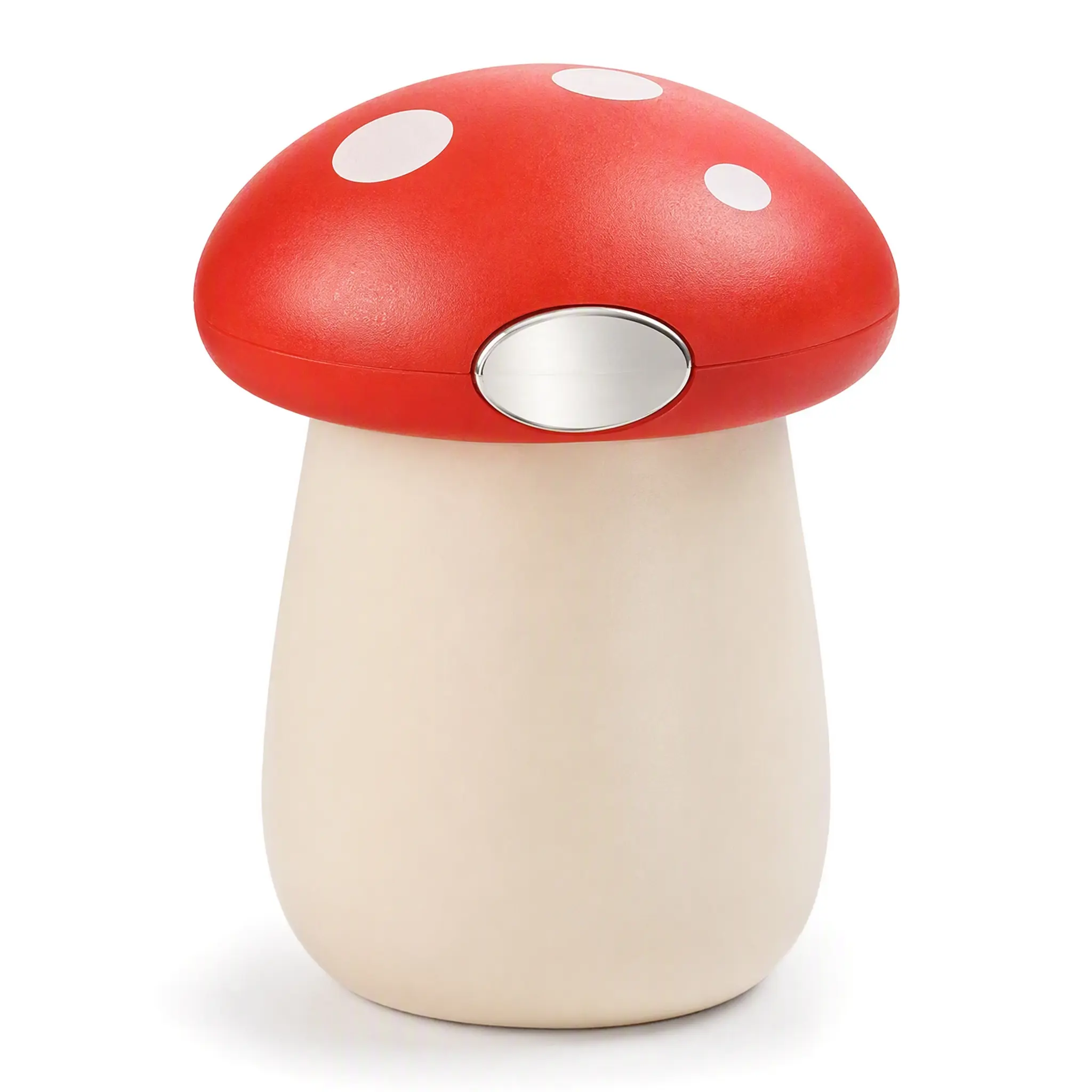 Sturdy Plastic Cute Shape Mushroom-Form Automatic Pop-Up Bottle Opener Utensil, Compact Portable Beverage Cap Remover, Decorative Bar Tool for Kitchen Party Use, Birthday Gift for Beer Lovers