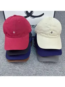 New Letter Embroidery Baseball Cap Unisex, Korean Style Versatile Adjustable Hat, Trendy Casual Wear Accessory