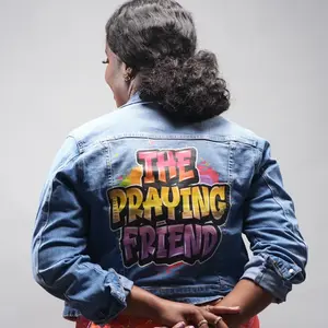The Praying Friend denim jacket