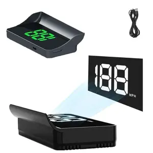 2026 New Heads Up Display, Car HUD Display, GPS Digital Speedometer, USB Cable Plug and Play, Odometer MPH Real-Time Speed Projection for Cars, Trucks, Motorcycles, Automotive Electronics Driving Accessory