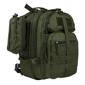 Sling Backpack Conceal Carry CCW Compartment -GREEN