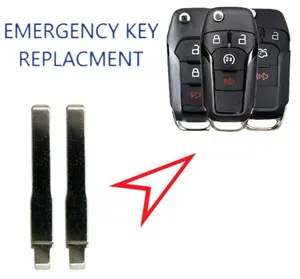 set of 2 Remote Flip Key Blade For Ford 2013-2026 HU101 PN: 164-R7986