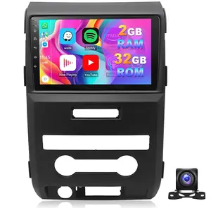 CarpartsX 9" Android 13 Car Stereo for Ford F150 (2009-2014) - Wireless CarPlay, Android Auto, AHD Camera, GPS, DSP, Bluetooth, SWC, 2GB+32GB