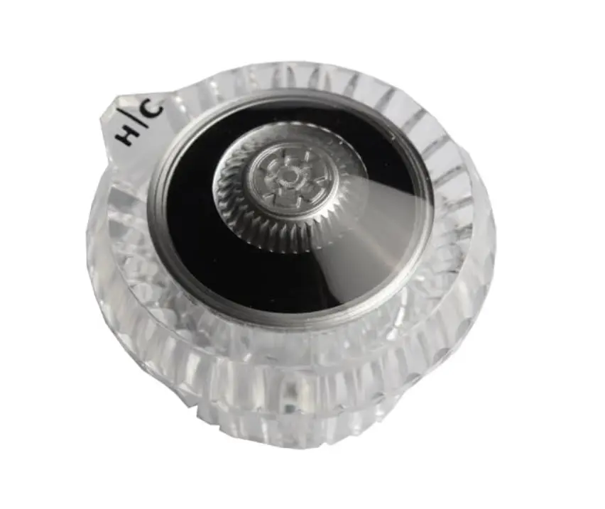 Generic Acrylic Round Handle for Tub & Shower Compatible with Moen Systems Clear Plastic Knob for Bathroom Fixtures Durable Easy to Maintain