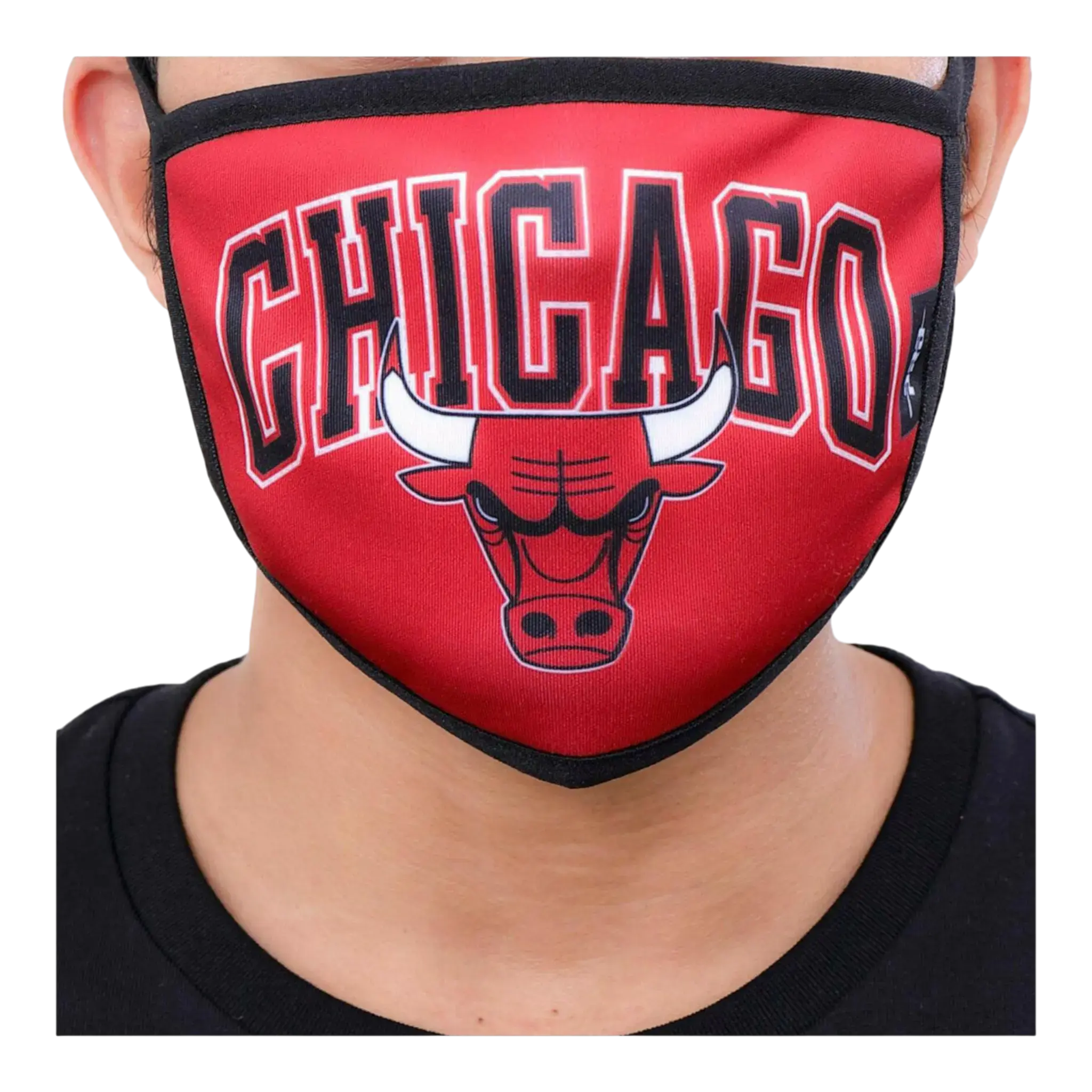 Pro Standard NBA Chicago Bulls Face Covering Mask in Red | 2-Pack