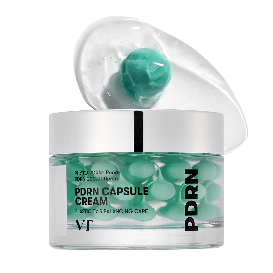 [VT COSMETICS] #1 viral PDRN Capsule Cream Moisturizer with Vegan PDRN, 100,000 PPM PDRN, Ceramide & Panthenol | Moisture, Hydrating, Skin Repair, Smooth Skin & Barrier Care | Korean Skincare
