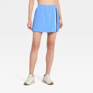 Women's Woven High-Rise Asymetrical Pleated Skort 15.5" - All In Motion