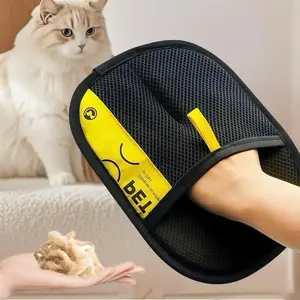 Pet Hair Remover Gloves: Reusable Grooming Mitt for Cats & Dogs | Electrostatic & 2-in-1 Lint Roller | Gentle & Effective for Home & Car