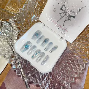 Ocean Gem press on nail