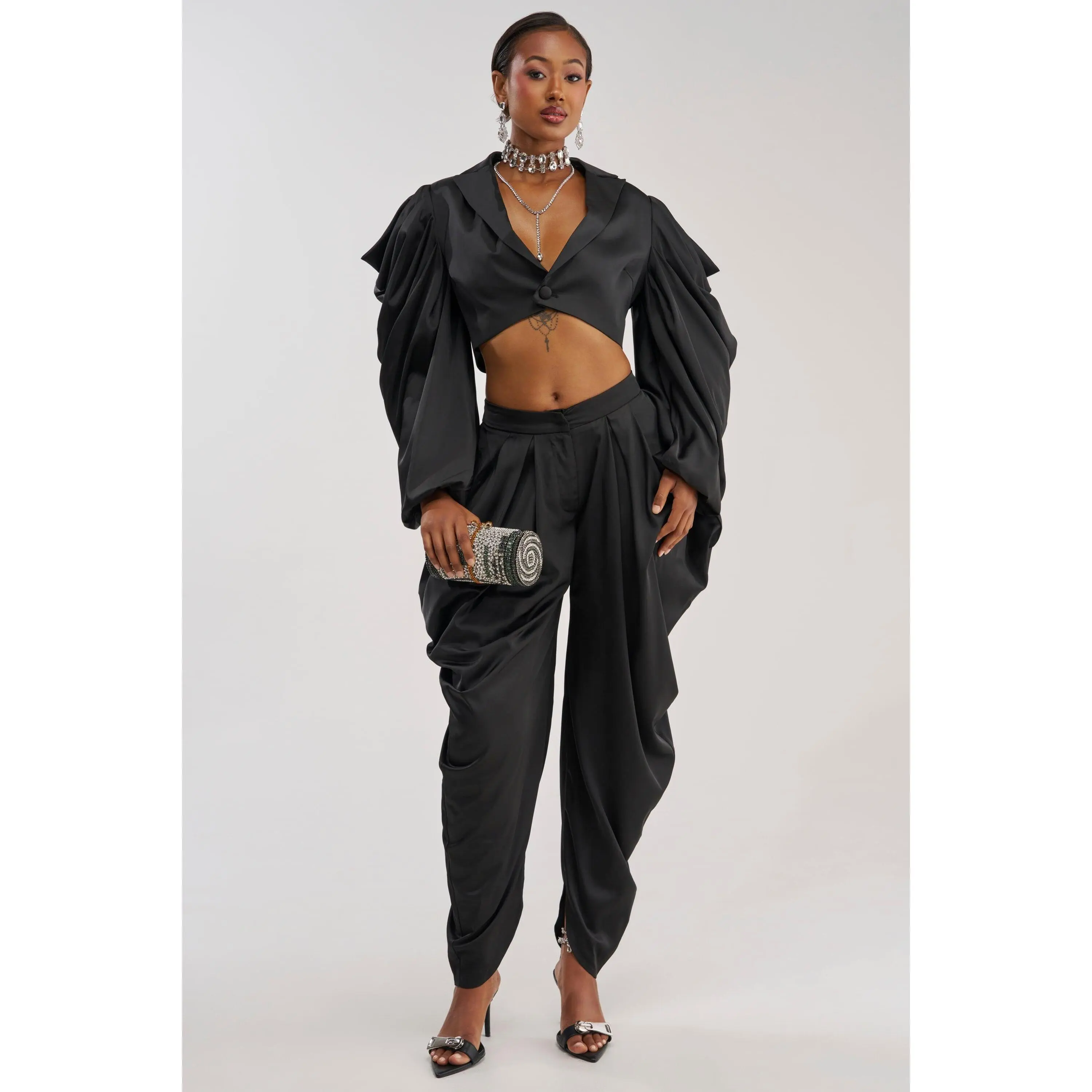 DRIP DRIP TROUSER IN BLACK