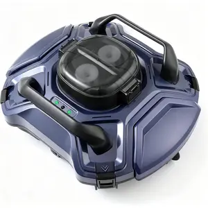 Cordless Pool Vacuum for Above Ground & Inground Pools, 120 Min Runtime Robotic Pool Cleaner with Retrieval Hook, Auto-Parking, Lightweight, Ideal for Flat-Bottom Pools up to 914 sq.ft