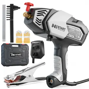 Portable Welder Handheld - 110V IGBT Inverter Handheld Welder, 20-120A ARC Adjustable Current, Hot Start & Anti-Stick for 3/32"-1/8" Welding Rods(Grey)