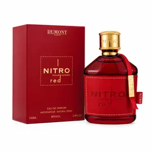Dumont Nitro Red Pour Homme Eau De Parfum 100ml Long Lasting Men's Fragrance with Fruity Sweet and Woody Notes