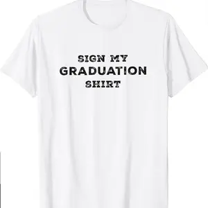 Menswear Top - Graduation Signature Shirt, Signatures Personalized