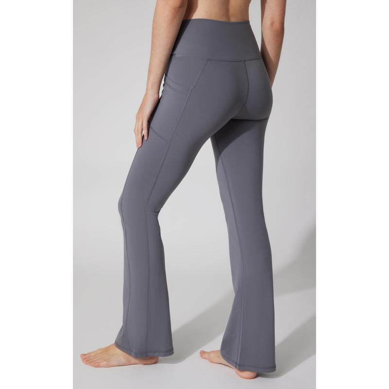 Polarlux Tribeca Elastic Free Full Length Side Pocket Flare Leg Pant