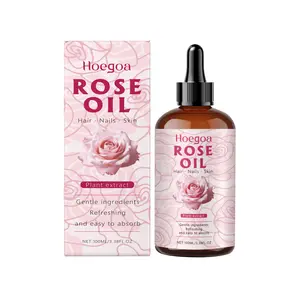 Rose Firming Brightening Moisturizing Hydrating Essential Oil, Fast Absorption Lightweight Non-Sticky Smooth Skin, Suitable for Dry Women's Skin, Face and Body Use, Moisture