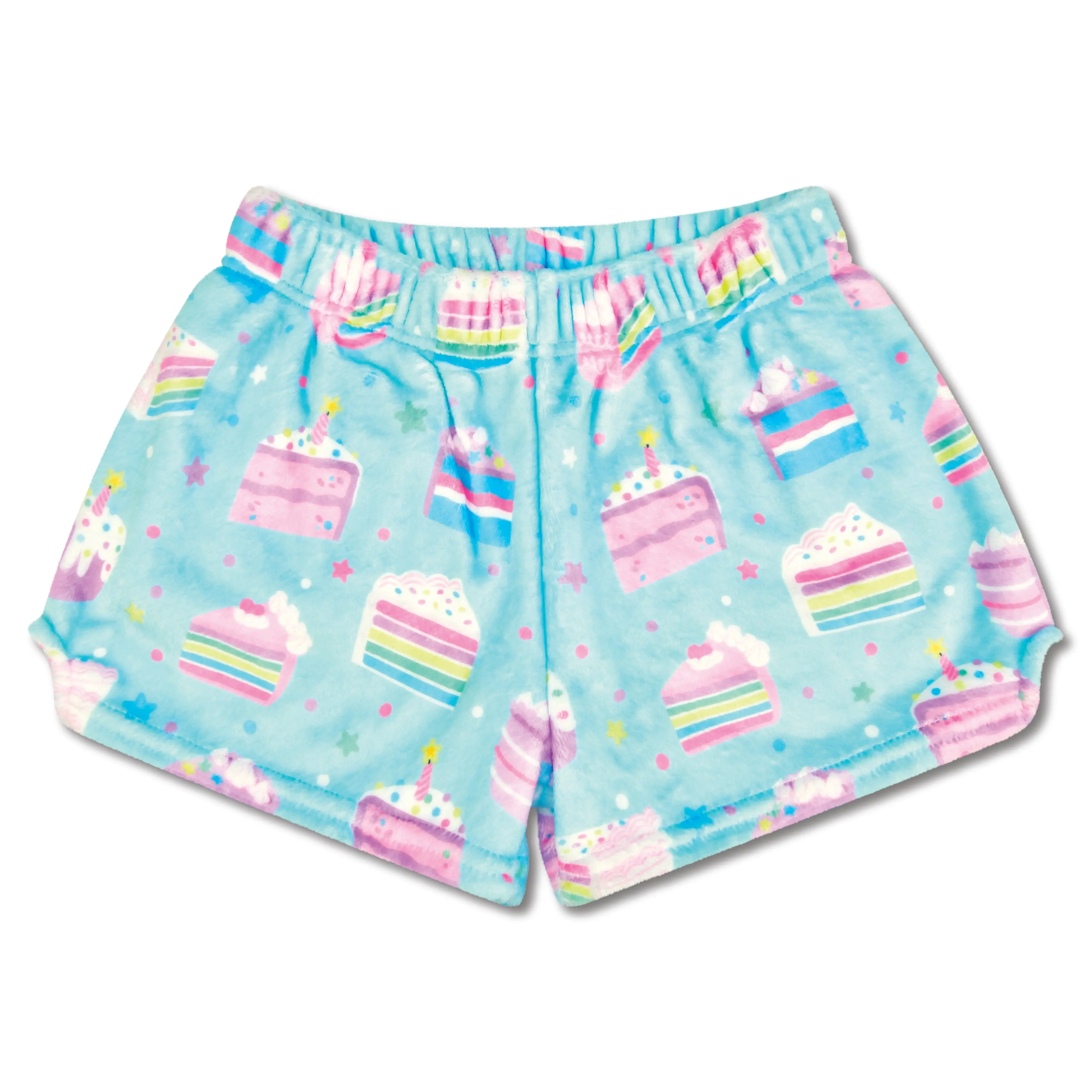 Piece of Cake Plush PJ Shorts