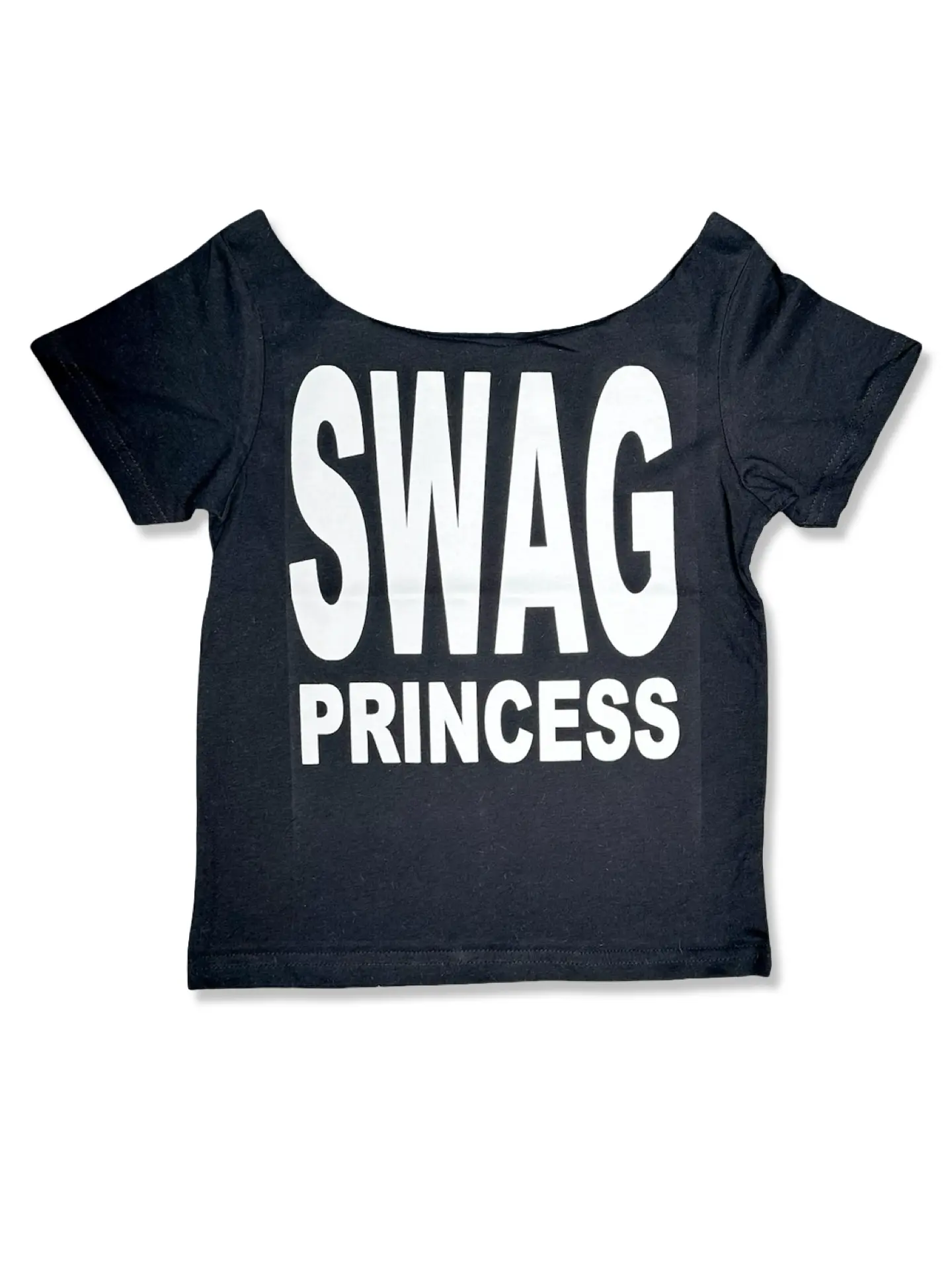 black/white swag princess tee black/white swag princess tee