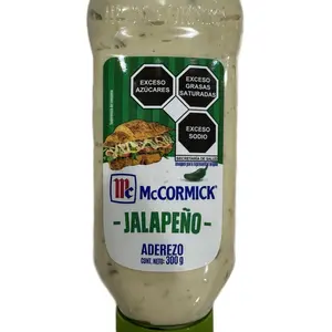 McCormick Aderezo Sabor Jalapeño 300g - Jalapeno Flavor Dressing