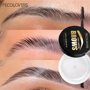 3D Eyebrow Styling Cream Waterproof Quick-drying Makeup Eyebrow Sculpt Soap Natural Wild Brow Pomade Setting Gel Wax, Cosmetic