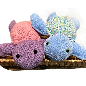 Amigurumi Crochet Turtle - Handmade Stuffed Toy for Kids and Adults - Casual, Womenswear