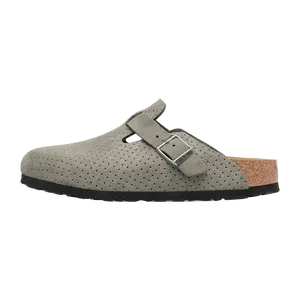 Boston Suede Embossed "Dotted Stone Coin" 1027040