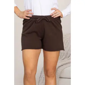 Raw Edge French Terry High Rise Shorts