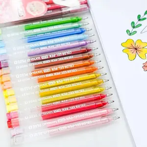 72/88 Colors Glitter Gel Pens, Large Capacity Flashing Ballpoint Pen, 1.0mm Thick Tip, Super Sparkle Effect, For Drawing, Accounting, Highlighting, Art Projects