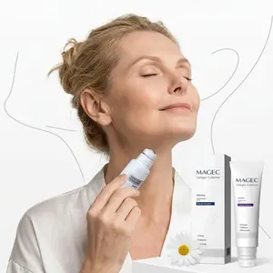 Fade wrinkles and Neck contour lifting,Five Rollers for All Around Massage,Collagen Neck Cream,Relieves Edema,Suitable for Wrinkled Skin,with Hyaluronic Acid,VitaminC+E，Body Care,Perfect Mother’s Day gift