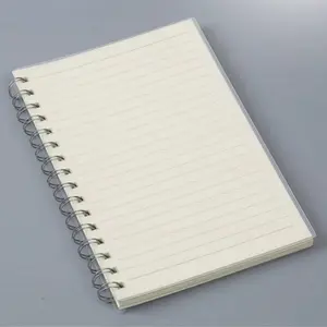 A5/a4 Transparent Ring-Bound Notebook, 80 Sheets/160 Pages, Plastic Cover, Ideal for Business, Students, Office Supplies, Perfect Gift