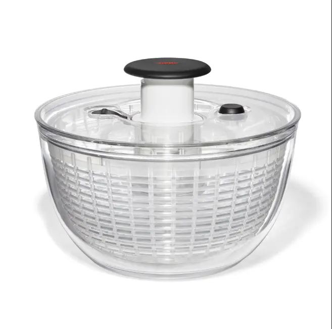 3-Quart Clear Fruit & Herb Spinner – Fresh Produce Washer & Dryer