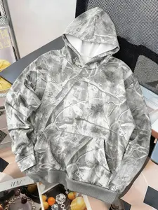 Unisex Camo Print Hoodie Sweatshirts, Fashionable Artistic Design, Long Sleeve Fitted Casual Top, Perfect for Daily Wear, Streetwear, and Leisure