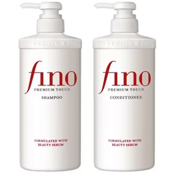 Fino Premium Touch Repairing Haircare Multi-Pack for Adults - 550ml Each Repairing Shampoo, 550ml Each Hydrating Conditioner with Beauty Serum Formula, Single Bottle Option for Anti-Frizz Hair-Moisturizing Curly, Wavy Locks