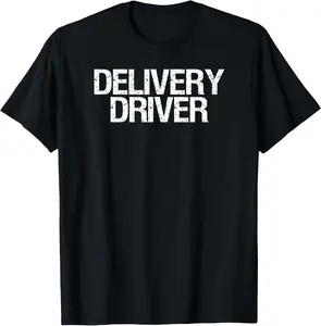 100% Cotton Generic Delivery Driver, Food Delivery Courier T-Shirt T-Shirt