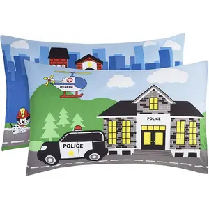 Everyday Kids Rescue 2-Pack Standard Size Pillowcases 