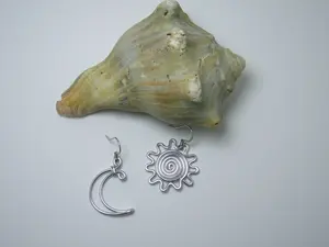 Sun and Moon Earrings Sun and Moon Earrings