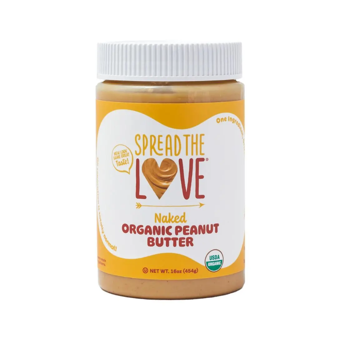 Spread The Love NAKED Organic Peanut Butter - 16 Ounce Spread The Love NAKED Organic Peanut Butter - 16 Ounce