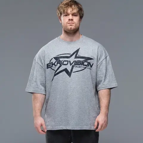 EKKO Graphic Pump Covers 100% Cotton Oversized T-Shirt