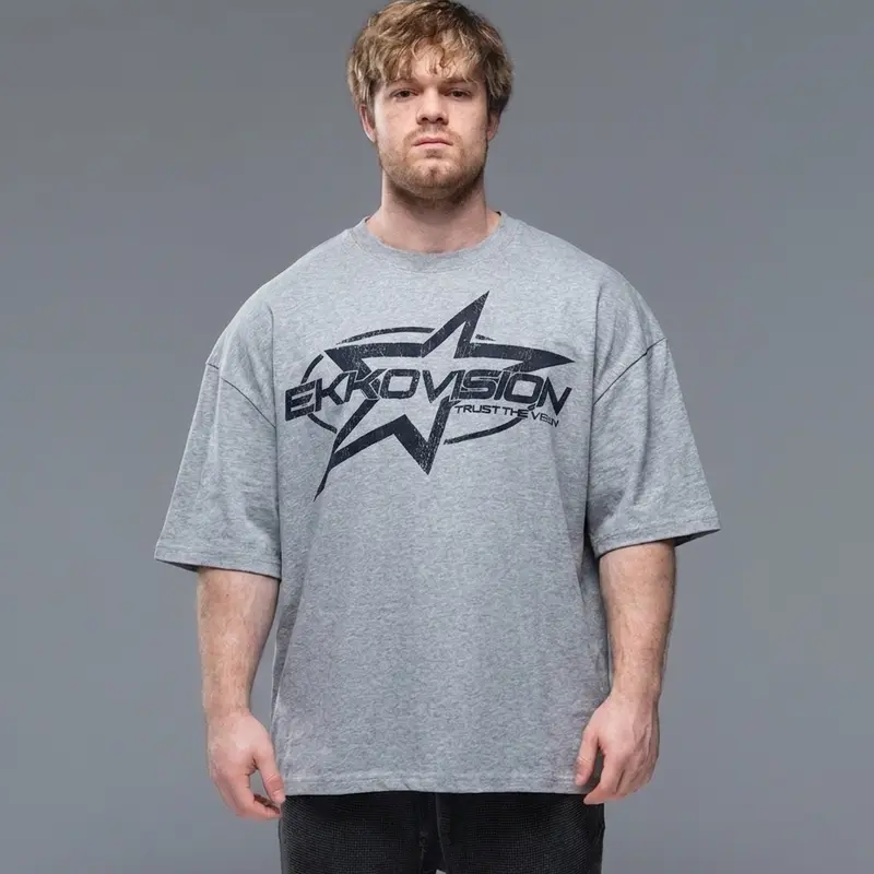 EKKO Graphic Pump Covers 100% Cotton Oversized T-Shirt