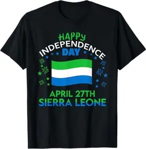 Sierra Leone 64th Independence Day Sierra Leonean Pride T-Shirt