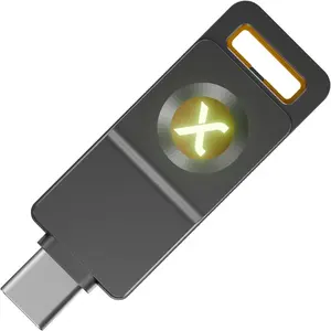 PUFido(R) Drive Clife Key USB C  Key with PUF Technology and Built in Flash Drive, FIDO2 U2F Certified Hardware Rooted Unclonable  for Passwordless Login and 2FA Authentication (1)