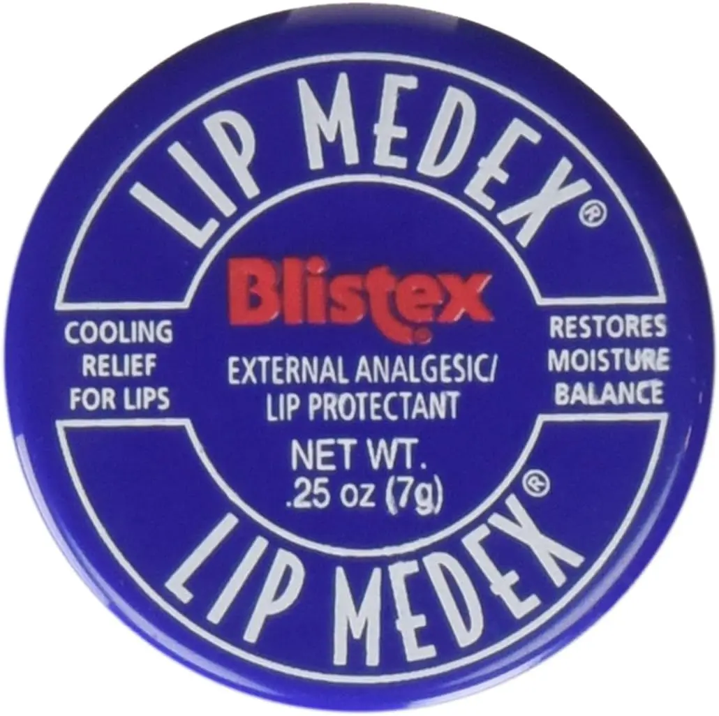Blistex Lip Medex Targeted Dry Lip Care Balm, .25oz Moisturizing Treatment with Moisturizer (Pack of 6)