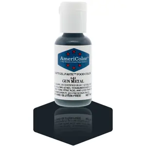 AmeriColor, Gunmetal, .75 Ounce, Soft Gel Paste Food Color