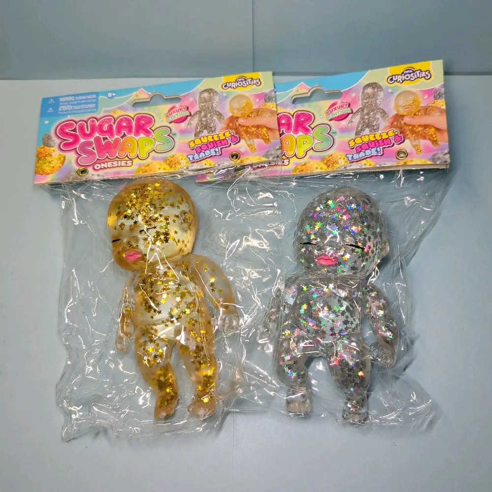 ORB CURIOSITIES Luxury Edition Sugar Swaps Onesie, Stress Relief Toy for Ages 5+ ( Gold or Chrome )