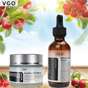 VGO Facial Serum Essence Skin care cream-A Daily Cleanser Skin Repair Gentle Comfort 30ml Facial Serums Set Snail Mucin Moisturizer spring gentle skin moisture sensitive skincare Radiance Restore