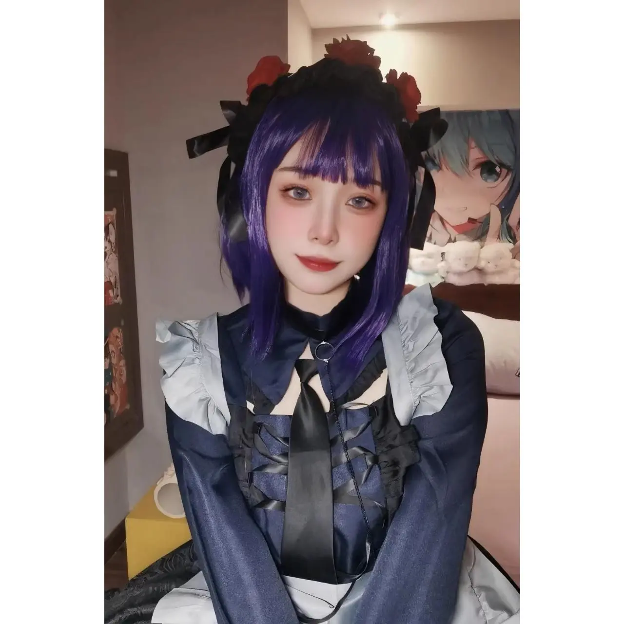 Anime My Dress Up Darling Marin Kitagawa Cosplay Costume Maid Cosplay Dress Halloween Kitagawa Marin Kuroe Shizuku Full Set
