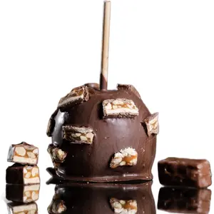 Snickers Milk Chocolate Gourmet Caramel Candy Apple -GF
